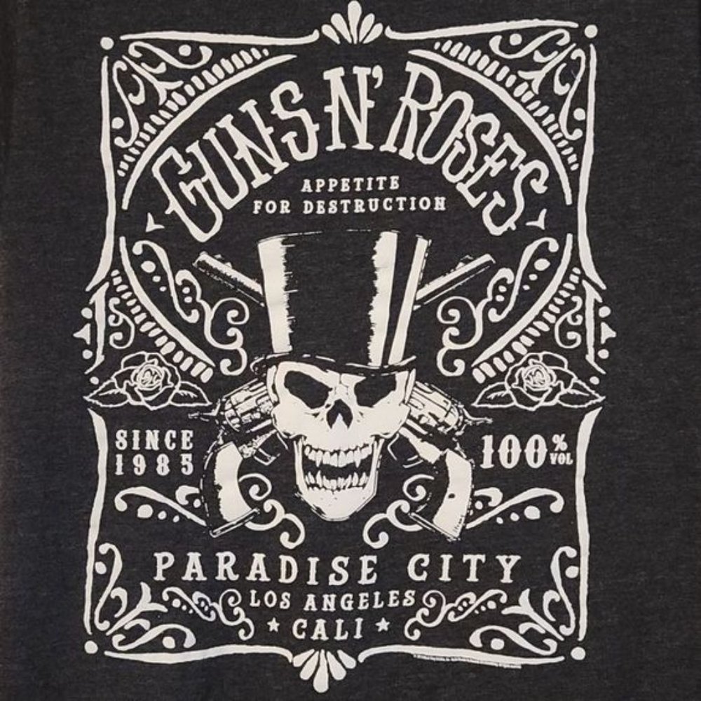 Bravado Guns N' Roses charcoal gray t-shirt